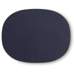 Mørkeblå oval