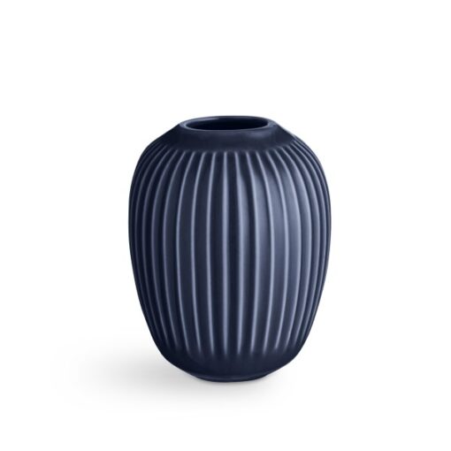 Hammershøi vase indigo blå