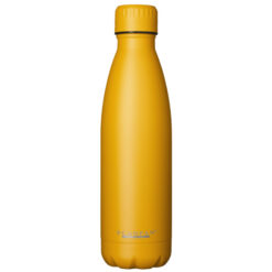 Golden yellow flaske
