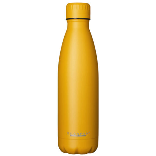 Golden yellow flaske