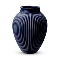 Knabstrup - Mørkeblå vase på 20 cm