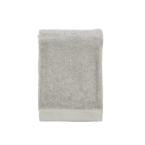 Organic lysegrå håndklæde (50x100)