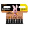 Duracell Plus AAA batterier 10 stk.